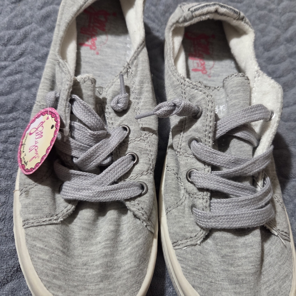 Stylish Gray Jolly Pops ,Womens Sneakers,Size 10,New!